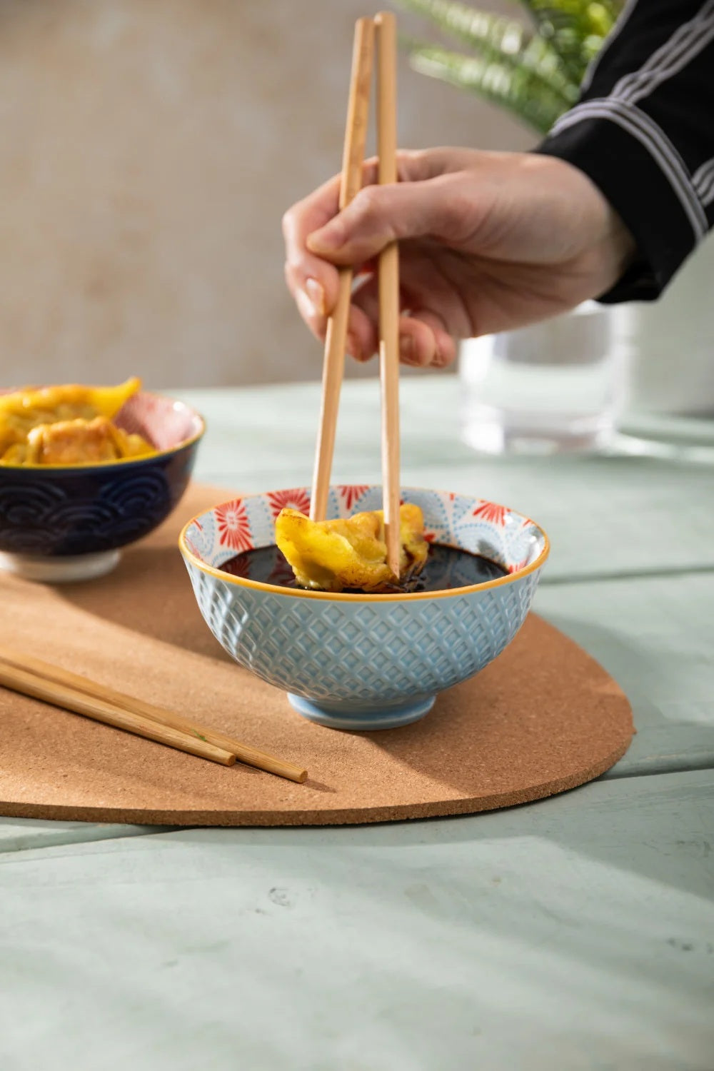 Mikasa Nibble Bowl 12cm Blue Mosaic