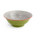 Mikasa Ramen Bowl 21cm Green Blue Geometric