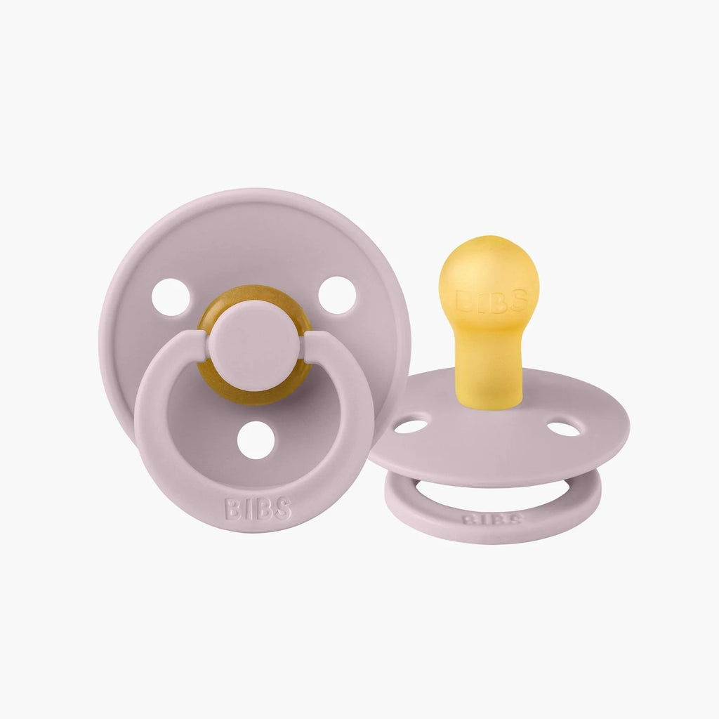 Bibs Colour Dummies Twin Pack Size 2 - Dusky Lilac