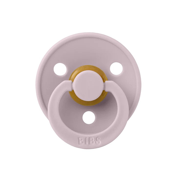 Bibs Colour Dummies Twin Pack Size 1 - Dusky Lilac