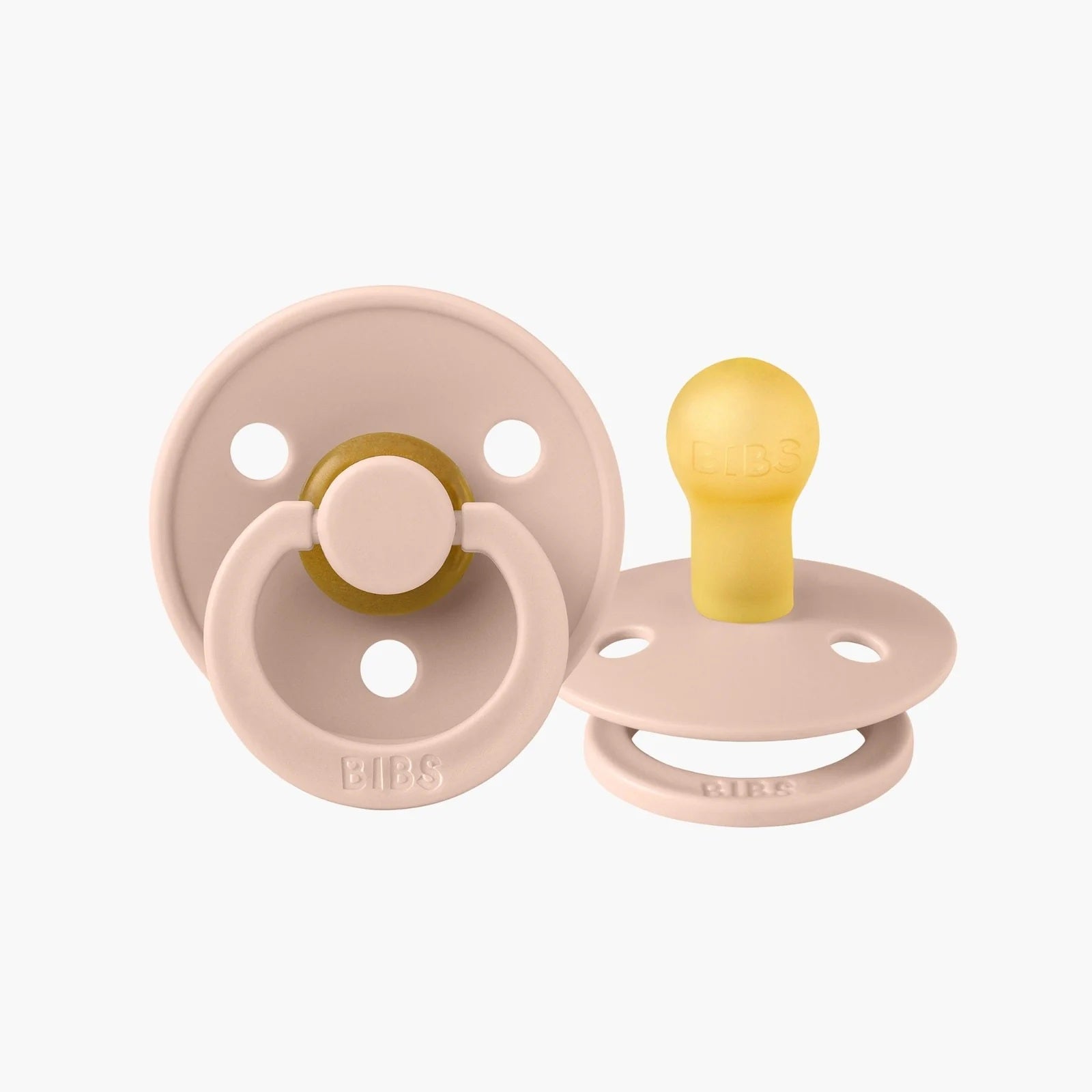 Bibs Colour Dummies Twin Pack Size 1 - Blush