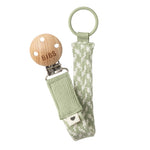 Load image into Gallery viewer, Bibs Pacifier Clip - Sage/ivory
