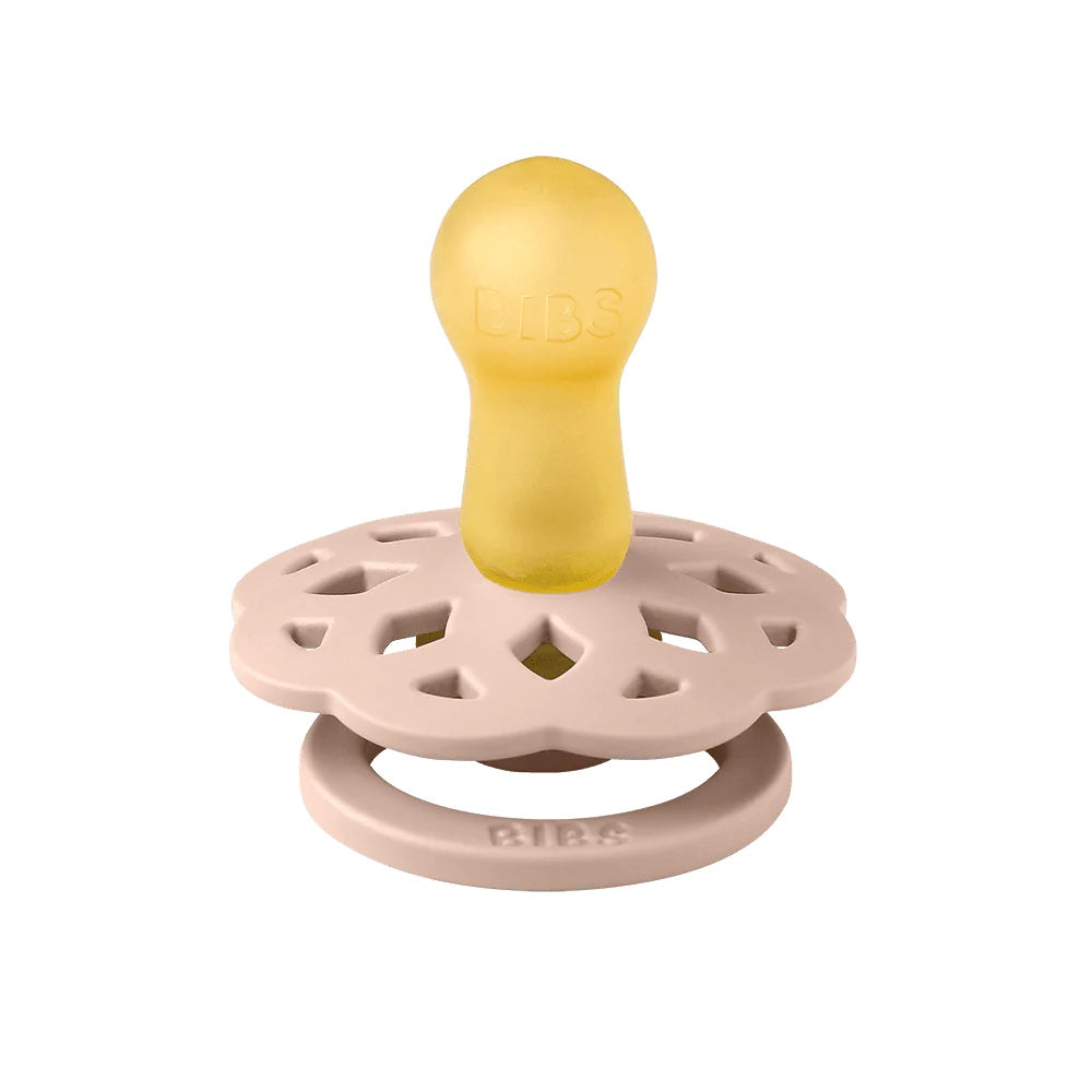 Bibs Boheme Dummies Twin Pack Size 2 - Dark Oak/blush