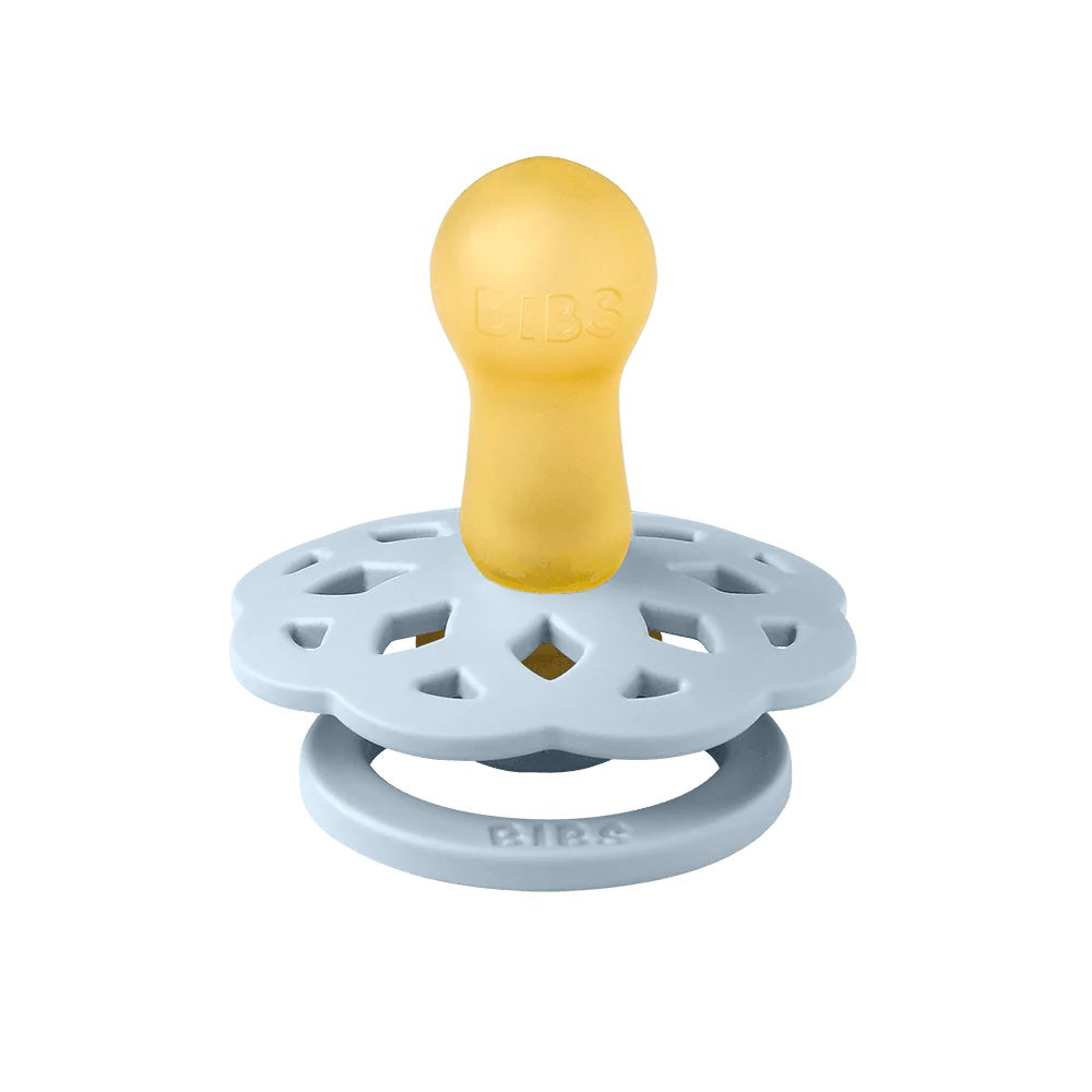 Bibs Boheme Dummies Twin Pack Size 1 - Baby Blue/island Sea