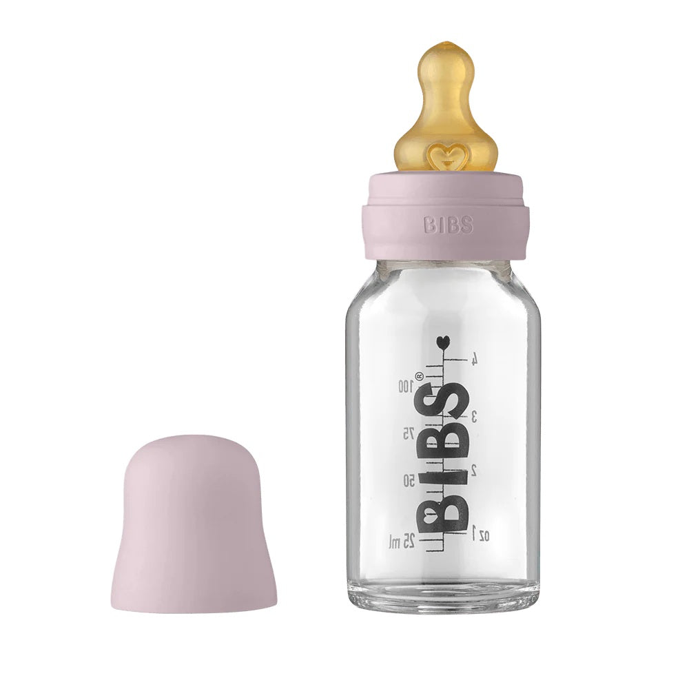Bibs 100ml Glass Bottle Set - Dusky Lilac