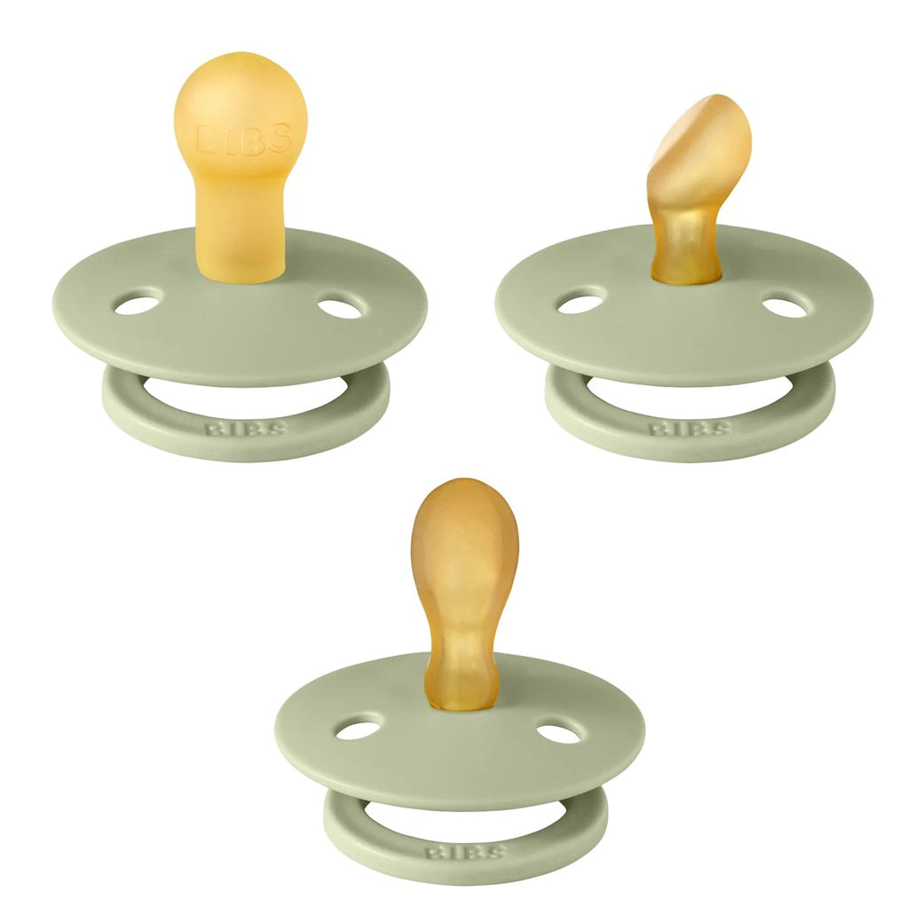 Bibs Try-it Colour Dummies 3pk Size 1 - Sage