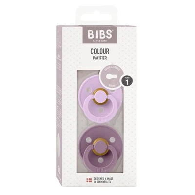 Bibs Colour Dummies Round Size 1 - Violet Sky/maeve