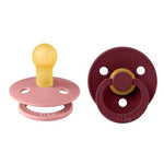 Load image into Gallery viewer, Bibs Colour Dummies Round Size 1 - Dusty Pink/elderberry
