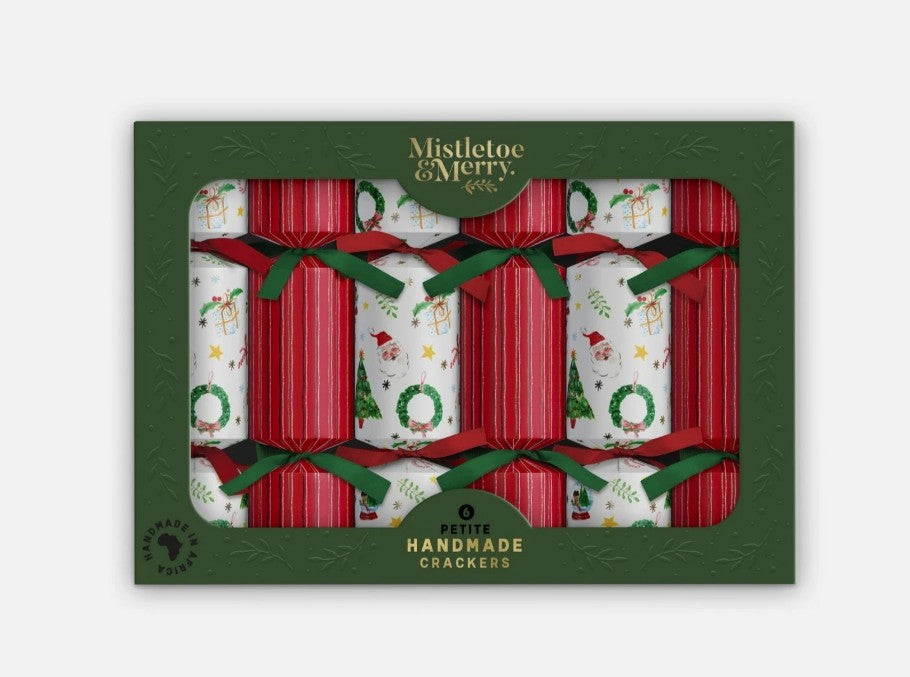 Mistletoe & Merry Petite Watercolour Icons Cracker Set