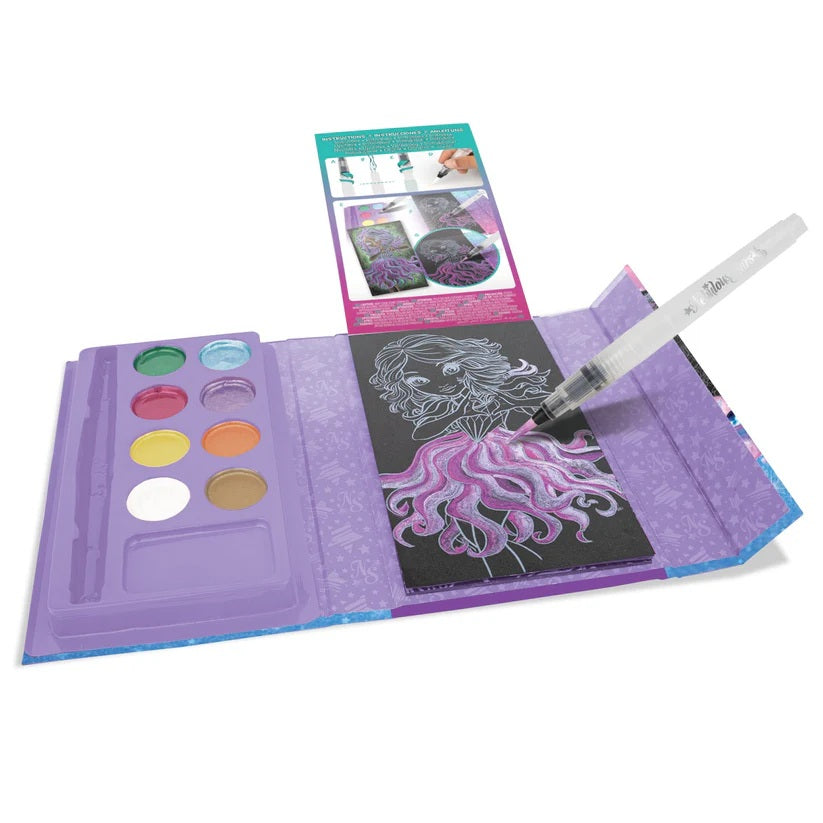 Nebulous Stars - Watercolor-to-go 16pg Book (pitch Black)