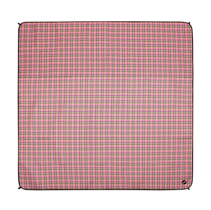 Kollab Picnic Mat Pink Houndstooth