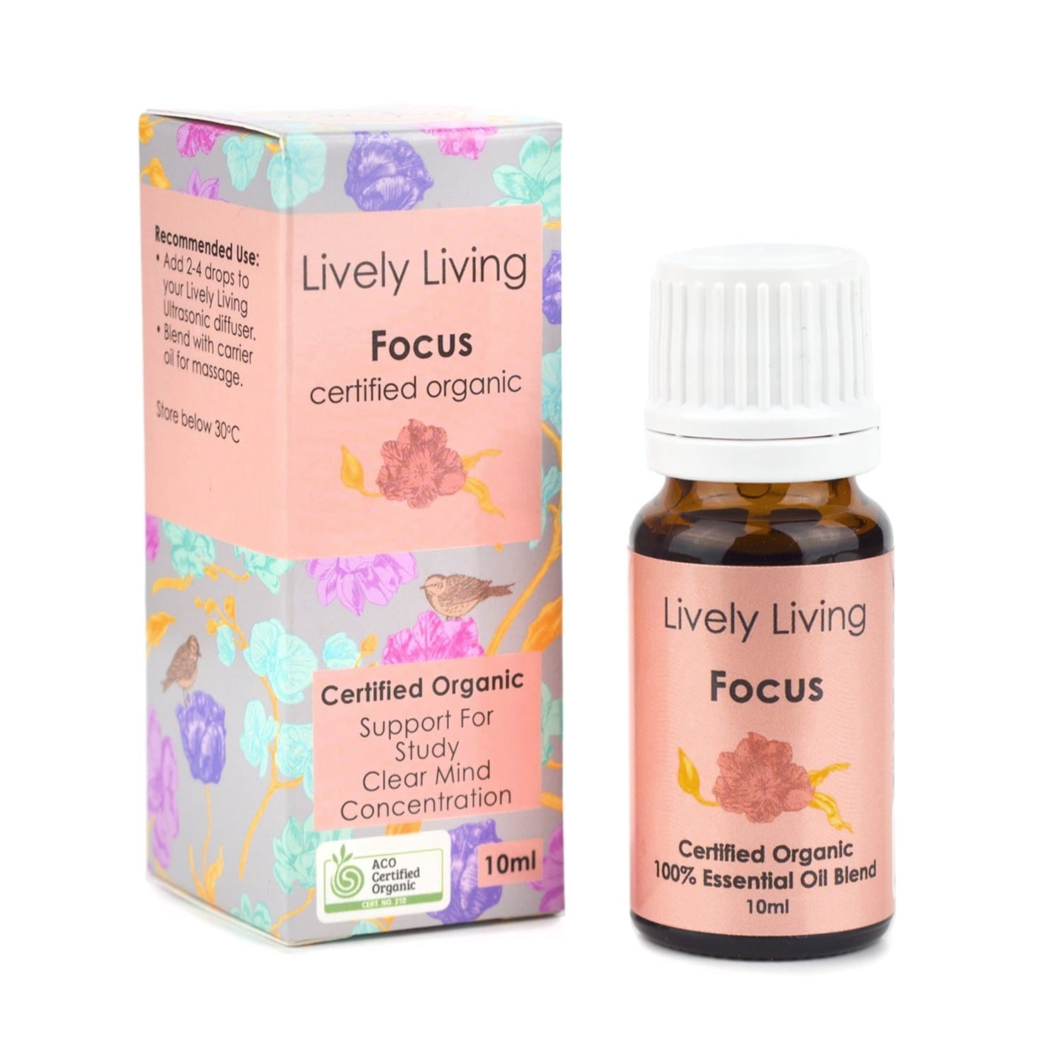 Lively Living - Focus Certified Organic Oil 10ml