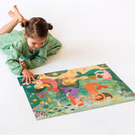 Load image into Gallery viewer, Petit Collage Floor Puzzle - Mermaid Friends

