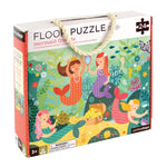 Load image into Gallery viewer, Petit Collage Floor Puzzle - Mermaid Friends
