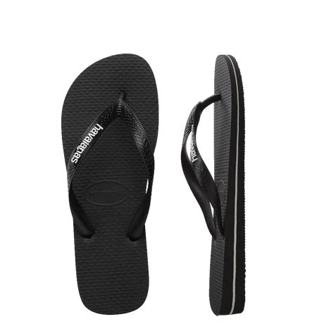 Havaianas Kids Rubber Logo Black/glacial White