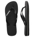 Havaianas Rubber Logo Black/glacial White [sz:39-40]