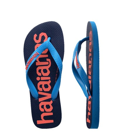 Havaianas Kids Top Logomania 2 Turquoise Thongs [sz:29-30]