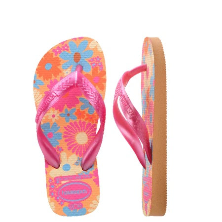 Havaianas Kids Thongs Flores Peach [sz:29-30]