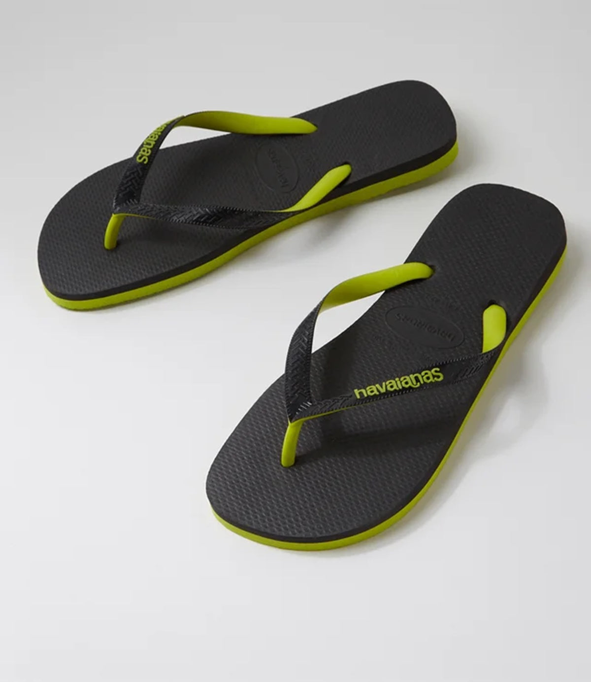 Havaianas Top Tred Rubber Mix Black Green [sz:39-40]