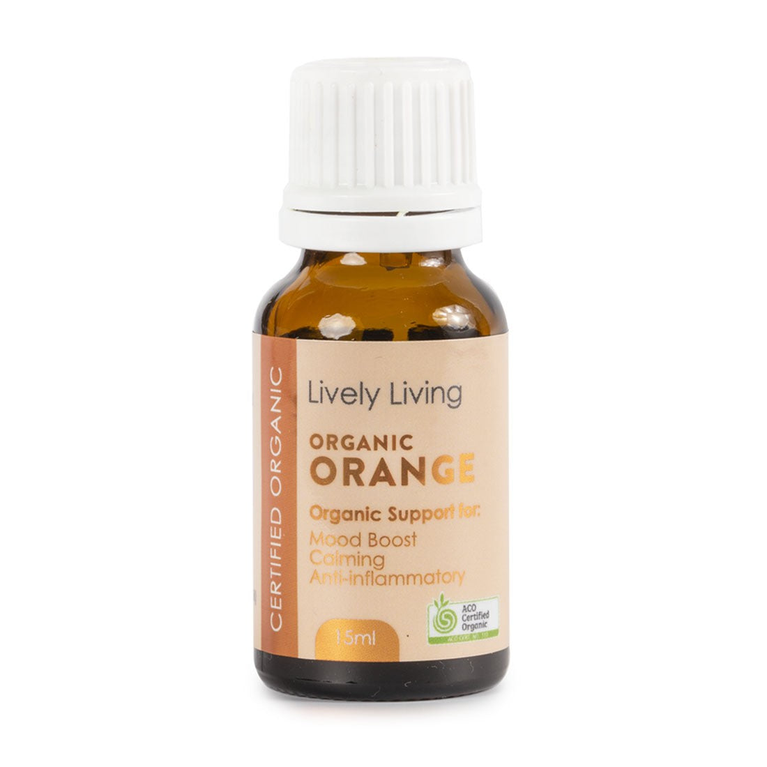 Lively Living - Orange Certified Organic Oil 15ml
