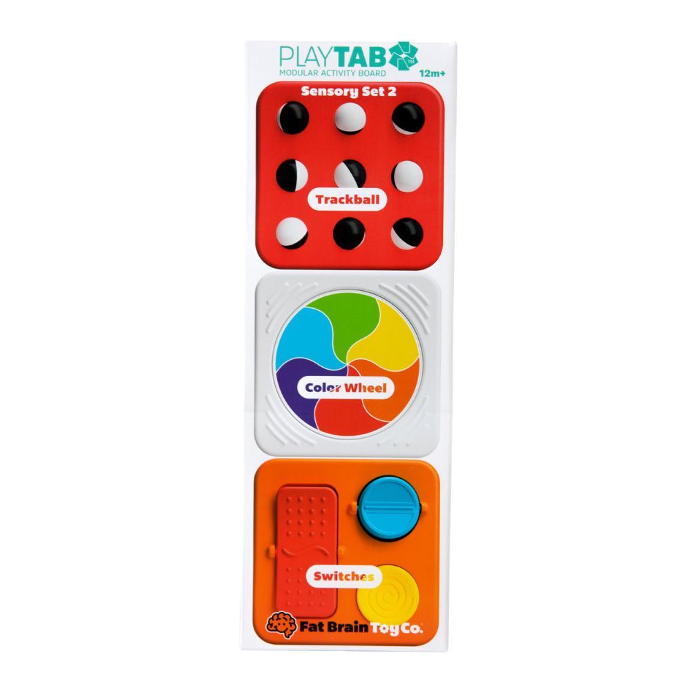 Fat Brain Playtab Sensory Set 2 (trackball, Colour Wheel, Switches)