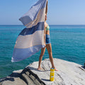 Towel To Go Bali Towel Anthracite/mustard