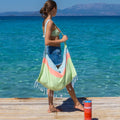 Towel To Go Neon Bag Towel Green/blue