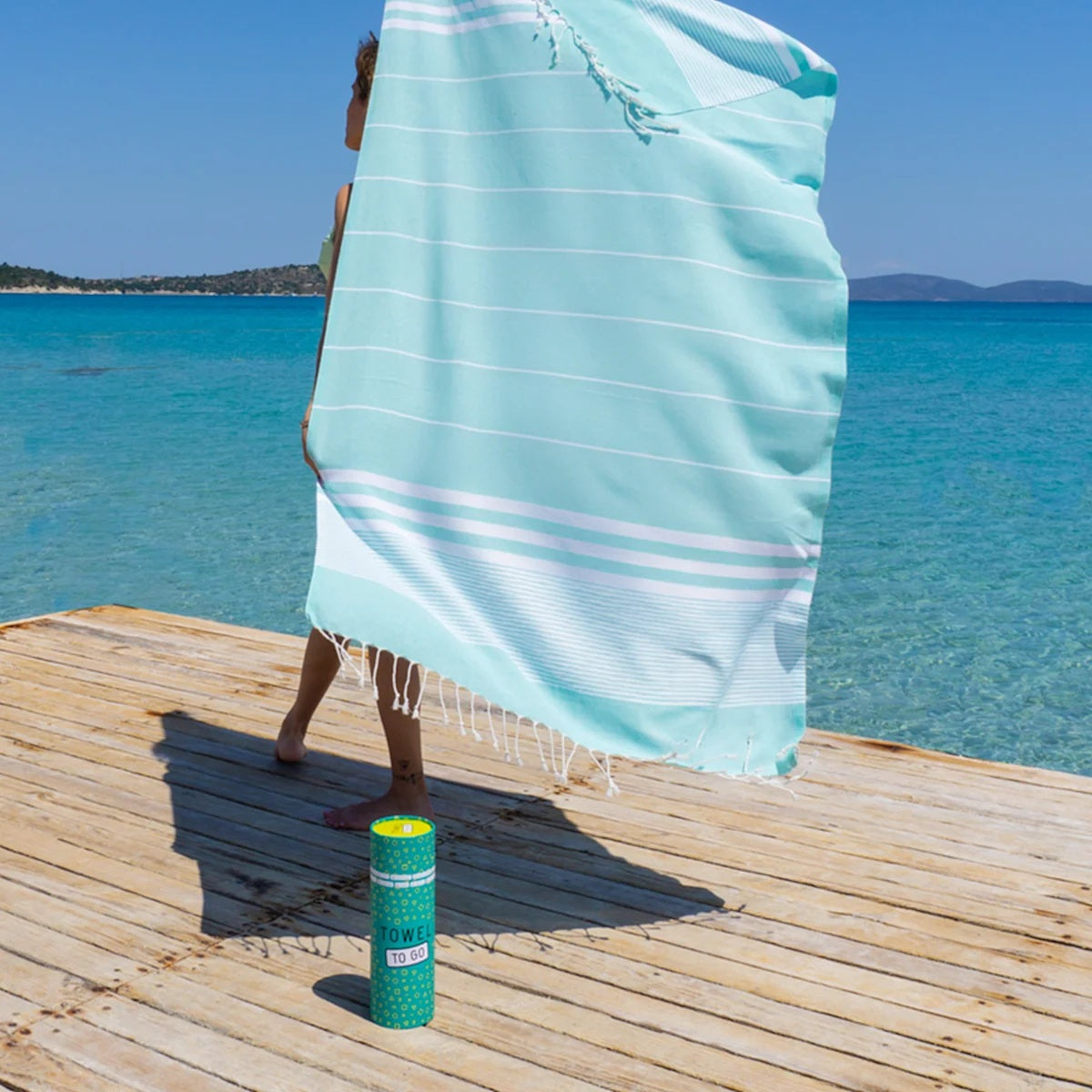 Towel To Go Malibu Towel Turquoise