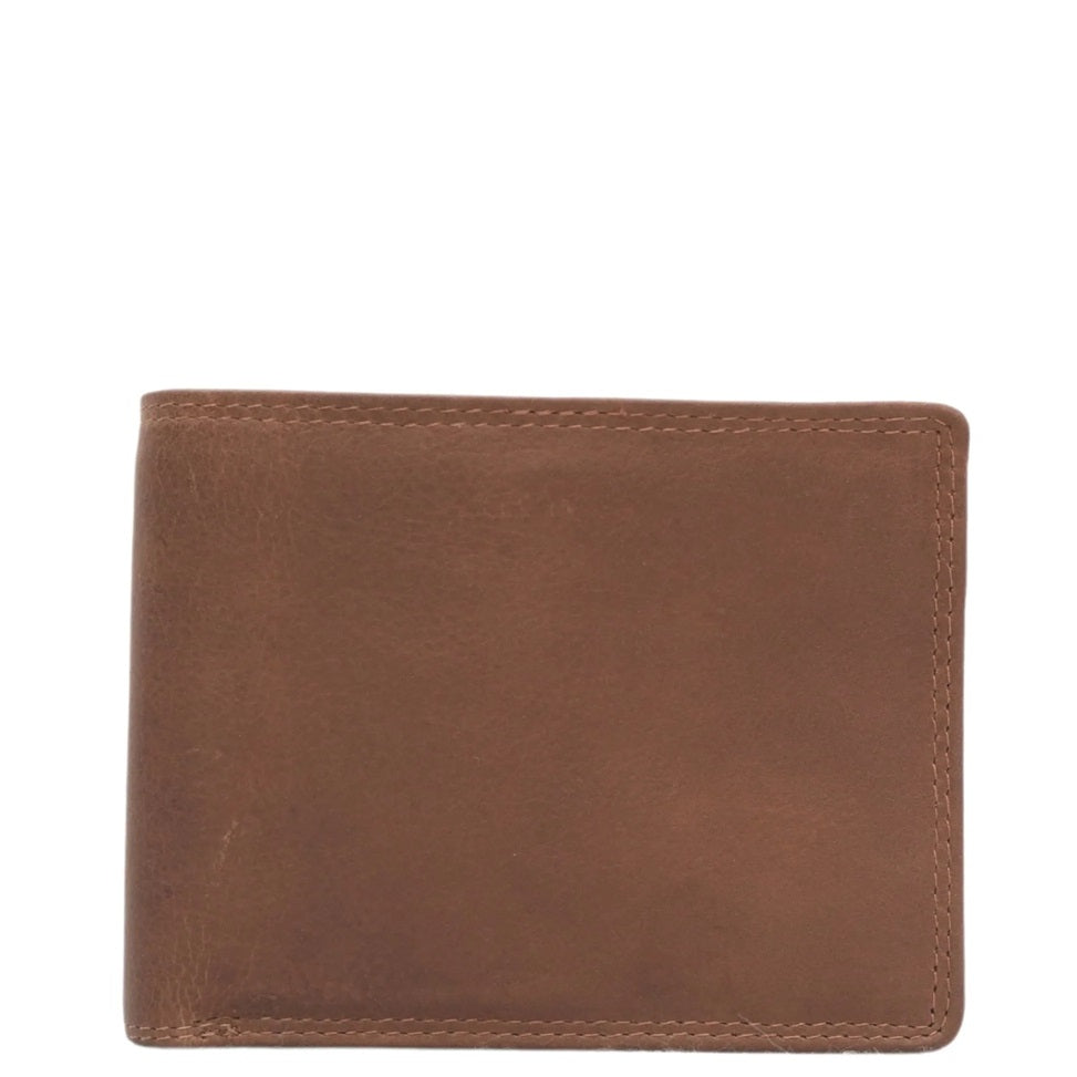 Cenzoni Mens Leather Wallet Tan 3