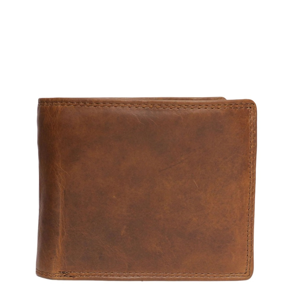 Cenzoni Mens Leather Wallet Tan