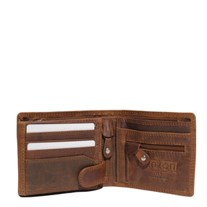 Cenzoni Mens Leather Wallet Tan