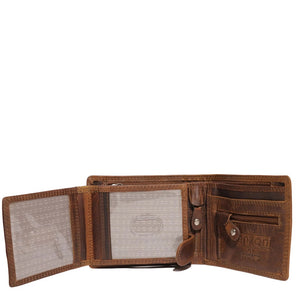 Cenzoni Mens Leather Wallet Tan