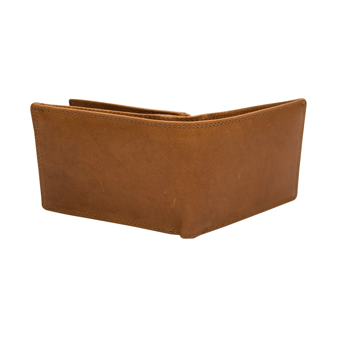 Cenzoni Oil Pull Up Leather Mens Wallet Tan