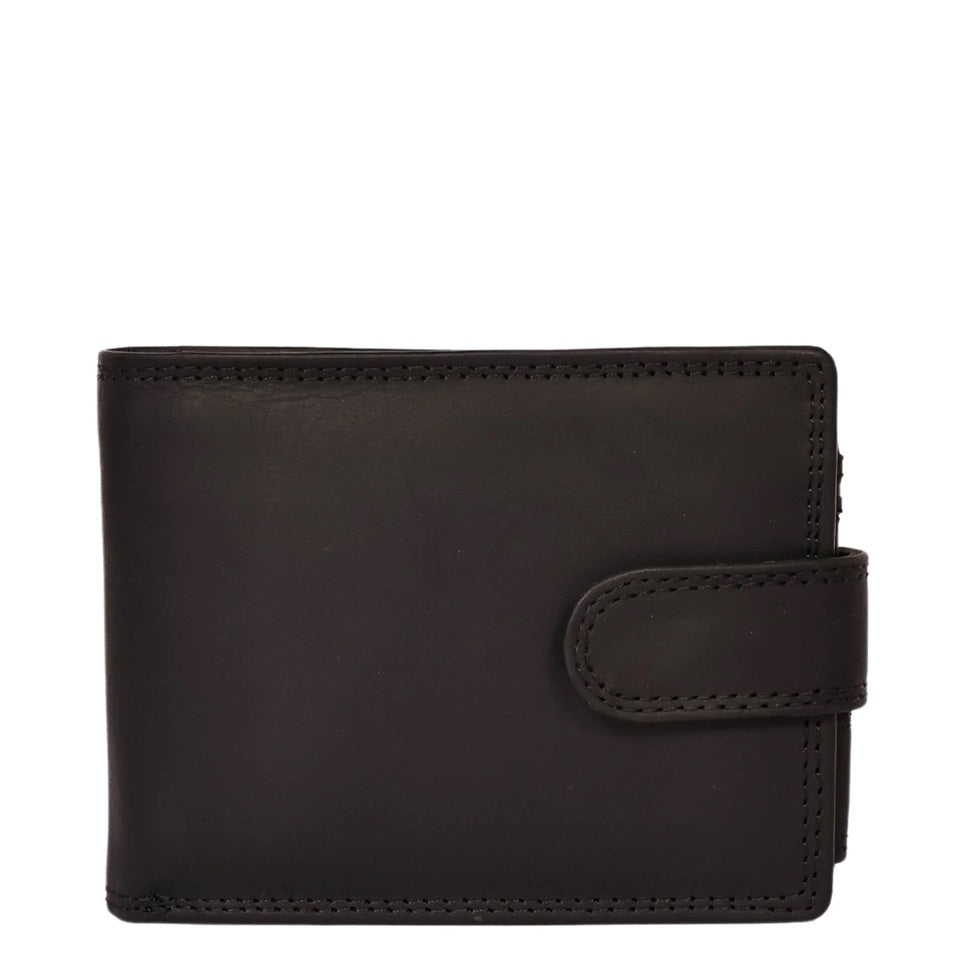 Cenzoni Mens Leather Wallet Black