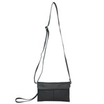 Load image into Gallery viewer, Cenzoni Small Leather Ladies Crossbody Bag - Black
