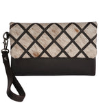 Load image into Gallery viewer, Cenzoni Ladies Quilted Hairon Oil Pull-up Leather Wallet - Brown
