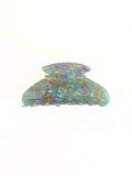 Louvelle Hair Claw In Seafoam Green