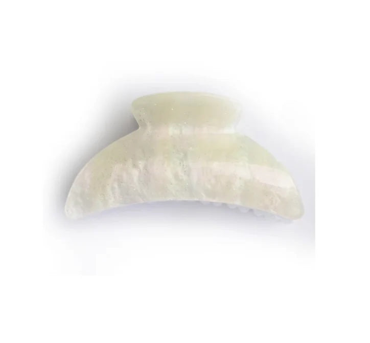 Louvelle Hair Claw In Celestial White (big Hair)