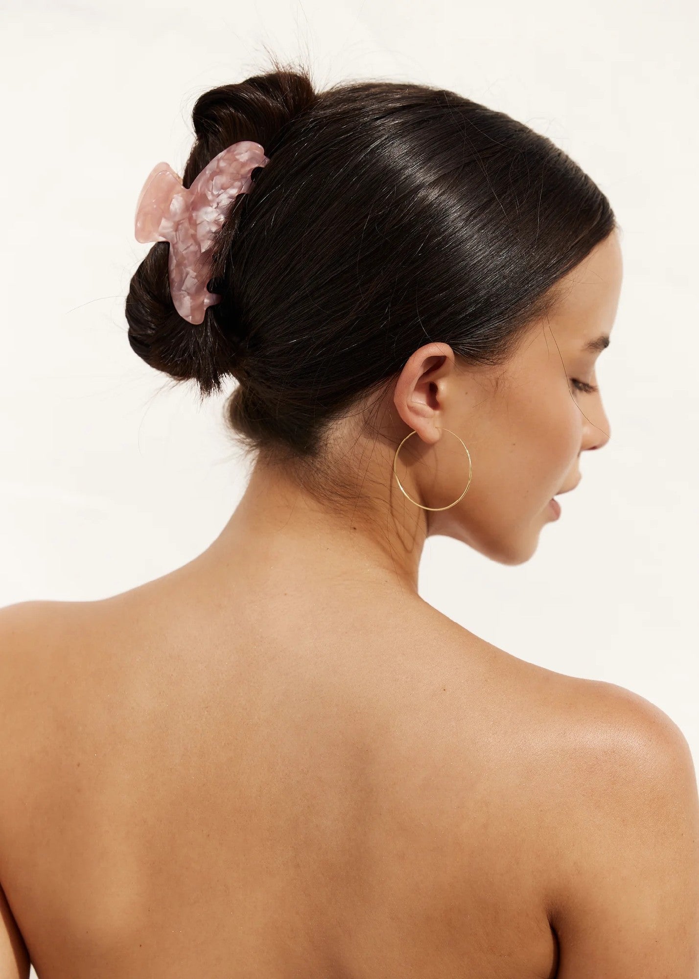 Louvelle Hair Claw In Rose