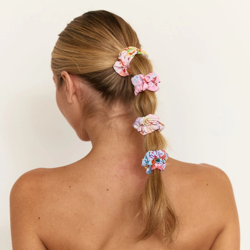 Louvelle Scrunchies Yellow/orange