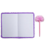 Load image into Gallery viewer, Mad Ally Fluffy Notebook - Purple Unicorn
