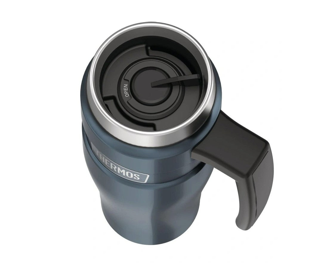 Thermos Stainless King Vacuum Insultated Travel Mug 470ml [clr:slate]