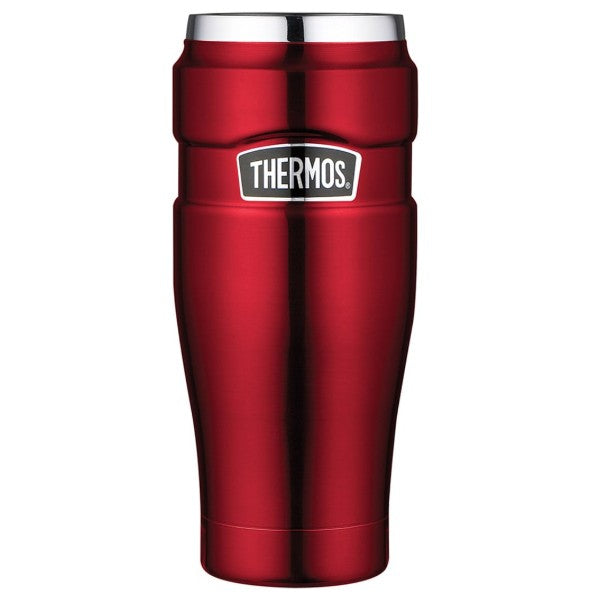 Thermos 470ml Stainless King S/steel Vacuum Insultated Tumbler [clr:red]