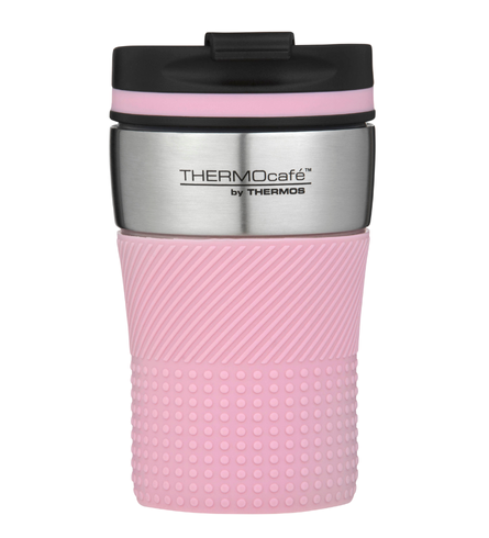 Thermos 200ml Thermocafe Vacuum Insulated Coffee Tumbler Pink 
