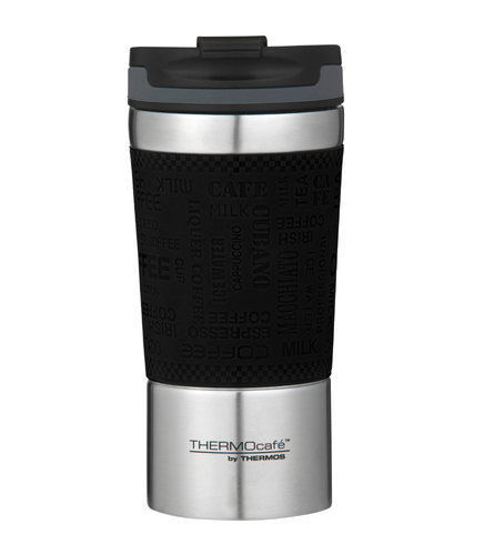 Thermos 350ml ThermocafÉ Vacuum Insulated Coffee Tumbler Black