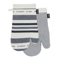 Ladelle La Casa Black 2pk Oven Mitt