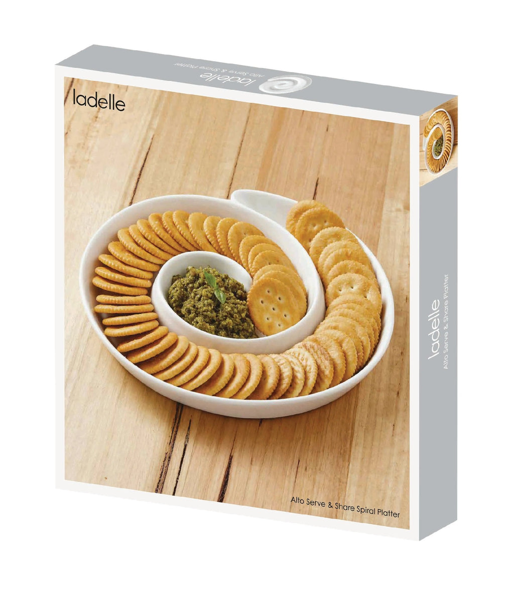 Ladelle Alto Serve & Share Spiral Platter