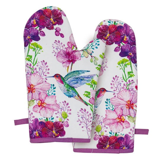 Ashdene Birds & Blooms 2pk Oven Mitt
