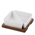 Ladelle Alto Serve & Share 3pc Triangular Bowl & Tray Set