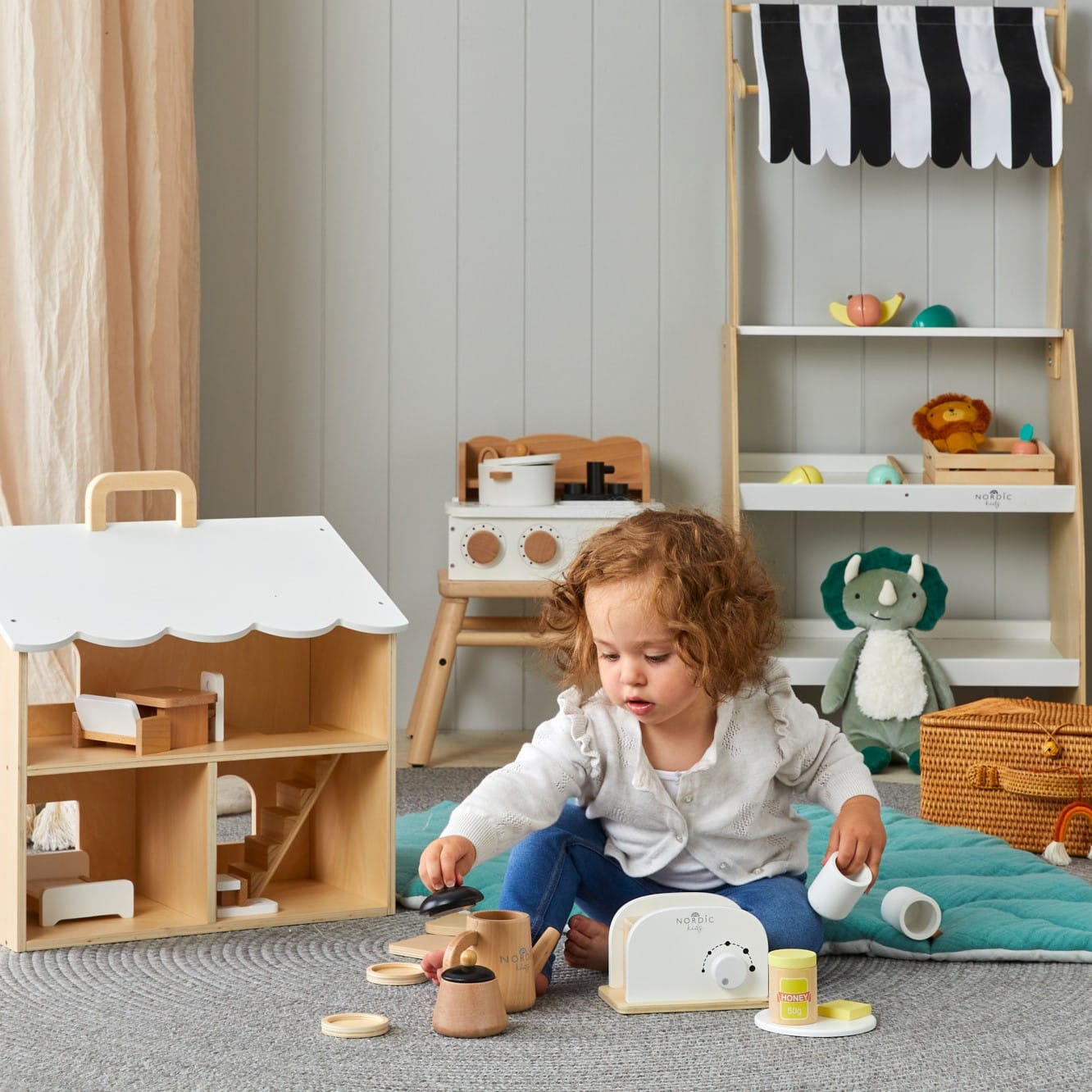 Nordic Kids Wooden Tea Set